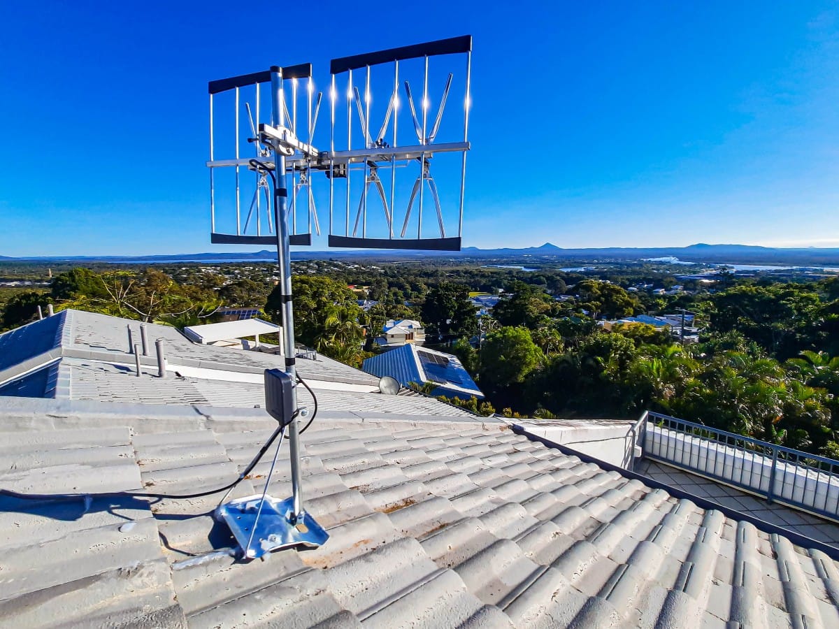 TV antenna installation, Noosa Heads