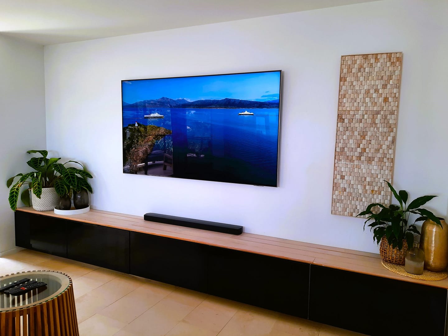 Wall-Mounted TV