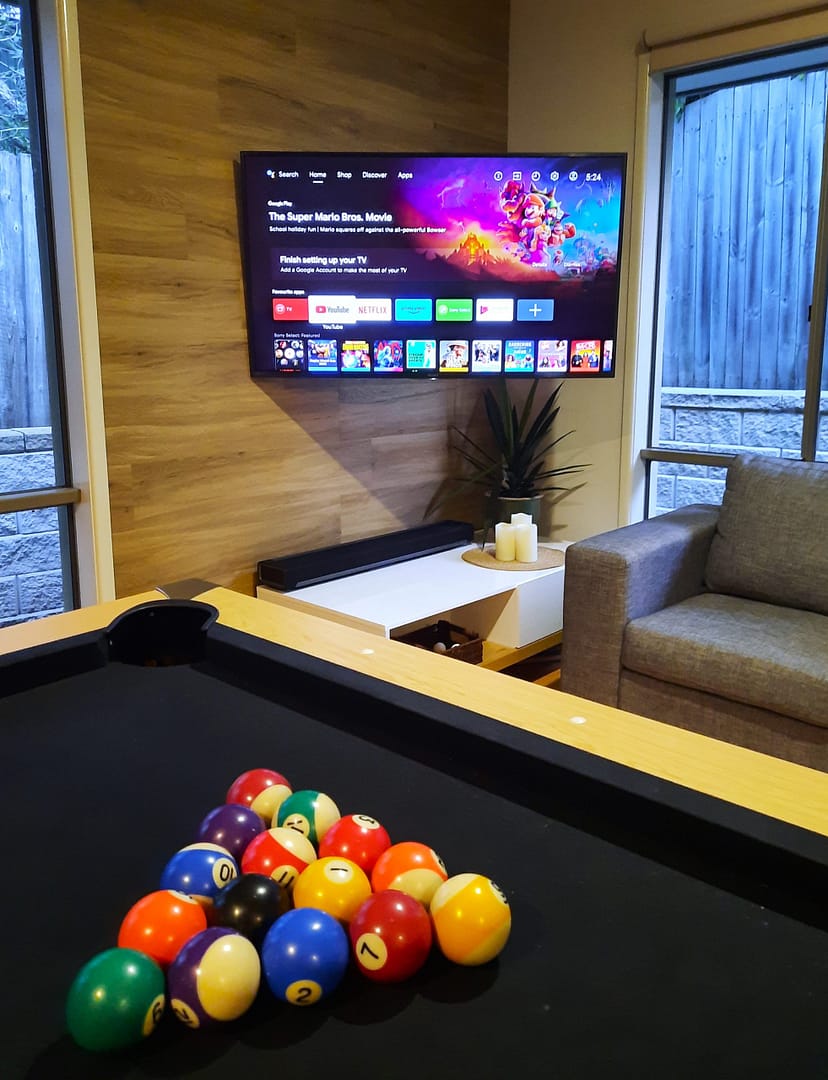 Wall-Mounted TV